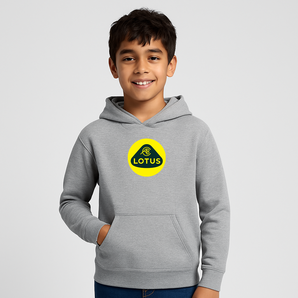 Youth Kids Lotus Car Pullover Hoodie